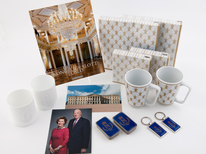 Some of the souvenirs available at the gift shop. Photo: Jan Haug, the Royal Court